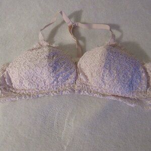 Aerie Pink Bralette Lace  Size XL